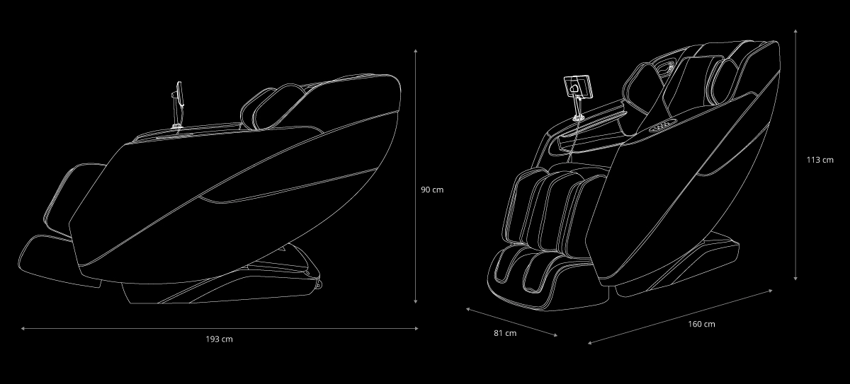 Opera Massage Chair Dimensions